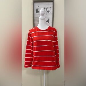 Banana Republic Women’s Striped Long Sleeve Top Tshirt Sweater Size Medium